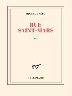 cover image of Rue Saint-Mars